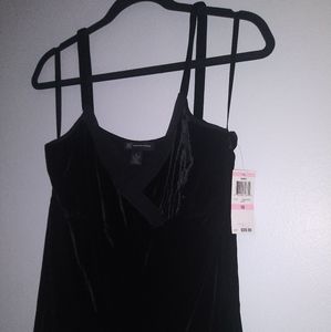 NWT Black Velvet Dressy Tank Top